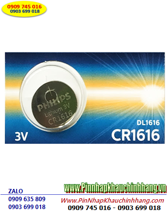 Pin CR1616 _Pin Philips CR1616; Pin 3v lithium Philips CR1616 _viên